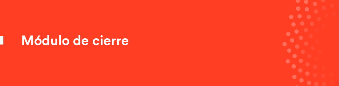 Módulo de cierre